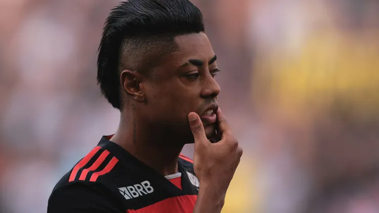 Bruno Henrique durante partida entre Corinthians e Flamengo, na Neo Química Arena, pelo Brasileirão 2024.