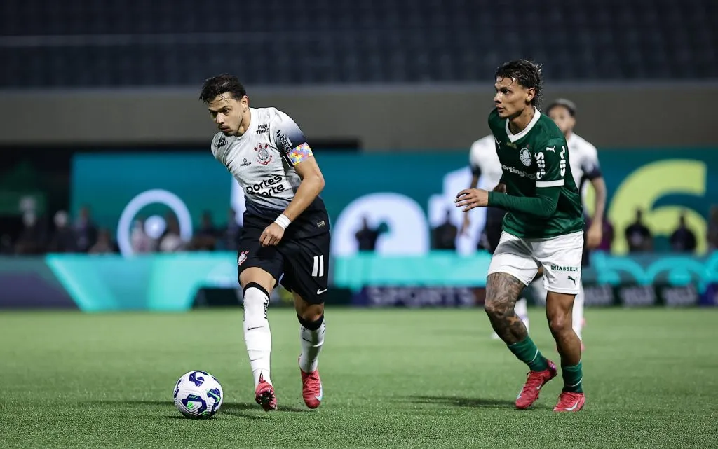 Romero em campo durante Palmeiras x Corinthians na Arena Barueri. Foto: Fabio Giannelli/AGIF