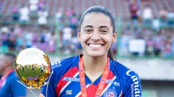 Ángela Gómez defende a Seleção do Uruguai e o Bahia - Foto: Letícia Martins/EC Bahia