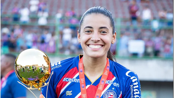 Ángela Gómez defende a Seleção do Uruguai e o Bahia - Foto: Letícia Martins/EC Bahia