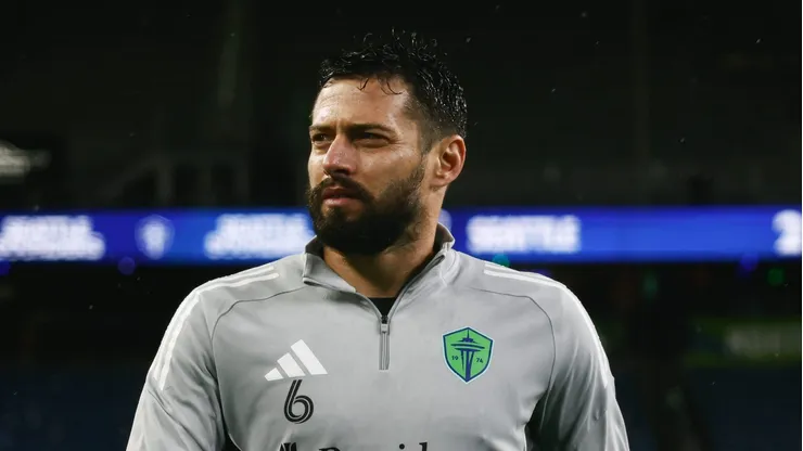 João Paulo durante partida do Seattle na MLS