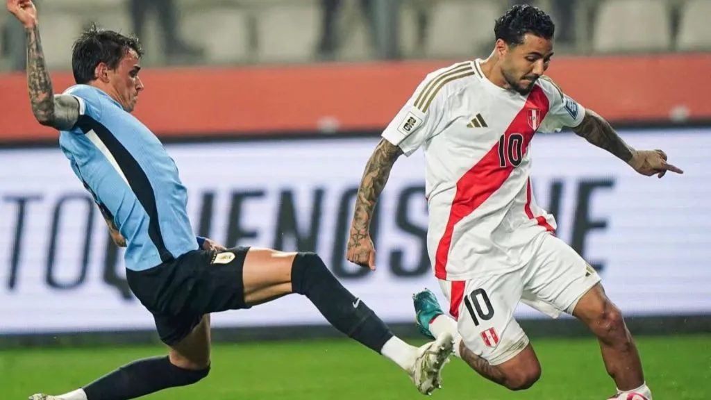 Sergio Peña, da Seleção Peruana, é aprovado pela torcida do Vasco – Foto: Reprodução/Seleção Peruana