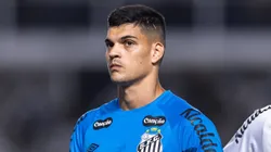 Gabriel Brazão, goleiro do Santos. Foto: Abner Dourado/AGIF