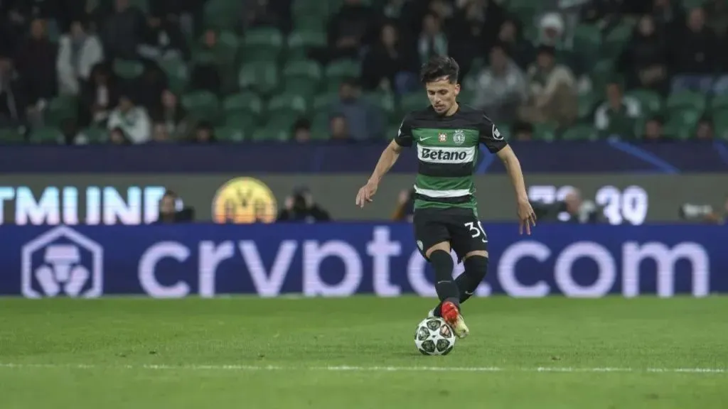 Biel em ação pelo Sporting na Champions League – Foto: Carlos Rodrigues/Getty Images