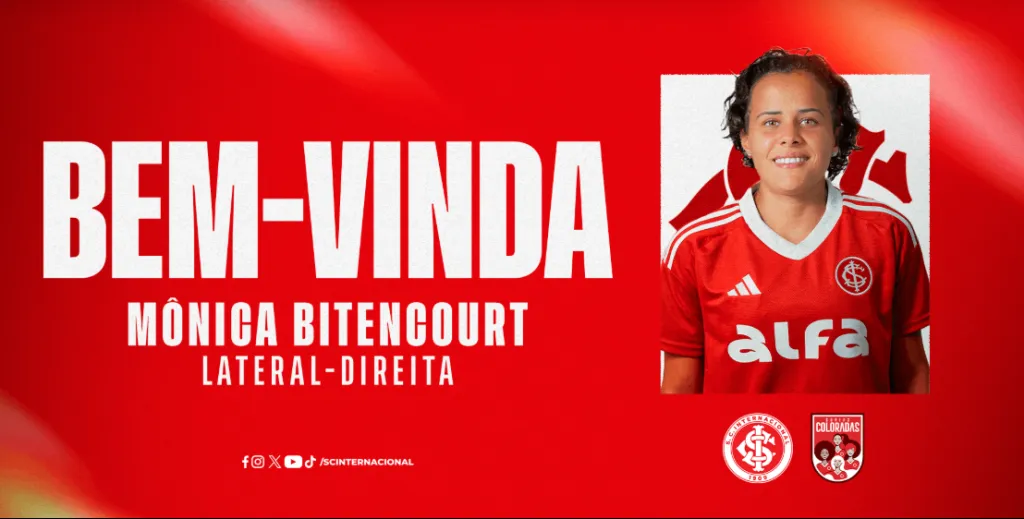 Mônica Bittencourt nova jogadora do Internacional
