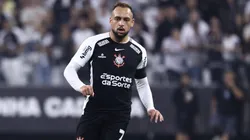 Maycon jogador do Corinthians durante partida contra o Novorizontino no estádio Arena Corinthians pelo campeonato Copa Do Brasil 2025.