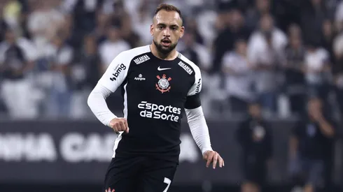 Maycon jogador do Corinthians durante partida contra o Novorizontino no estádio Arena Corinthians pelo campeonato Copa Do Brasil 2025.