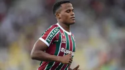 Arias jogador do Fluminense durante partida contra o Sport no estádio Maracanã pelo campeonato Brasileiro A 2025.