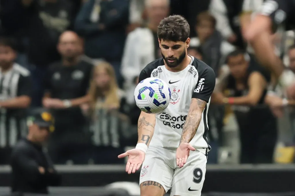 MG – BELO HORIZONTE – 24/05/2025 – BRASILEIRO A 2025, ATLETICO-MG X CORINTHIANS – Yuri Alberto jogador do Corinthians durante partida contra o Atletico-MG no estadio Arena MRV pelo campeonato Brasileiro A 2025. Foto: Gilson Lobo/AGIF