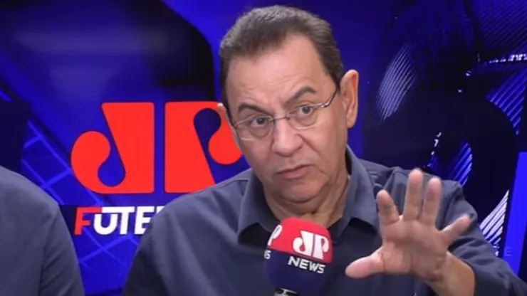 Flavio Prado, em transmissão da Jovem Pan - Foto: Reprodução/Youtube