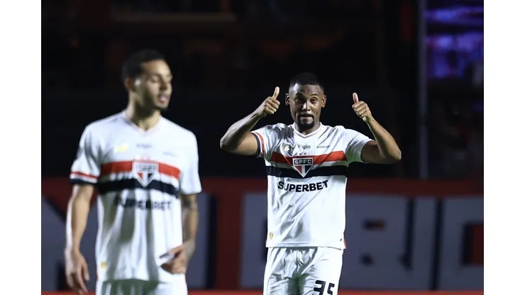 Jogadores do São Paulo com menos de 7 jogos no Brasileirão