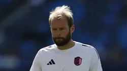 Klauss durante partida do St. Louis em março