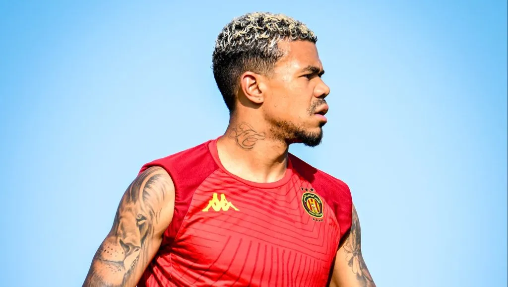 Yan Sasse em treino do Espérance-TUN. Foto: Divulgação/Espérance.