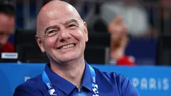 Gianni Infantino, presidente da FIFA durante os Jogos Olímpicos de Paris, em 2024. Foto: Steph Chambers