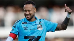 Neymar durante partida entre Santos e Botafogo, na Vila Belmiro, pelo Brasileirão. Foto: Miguel Schincariol