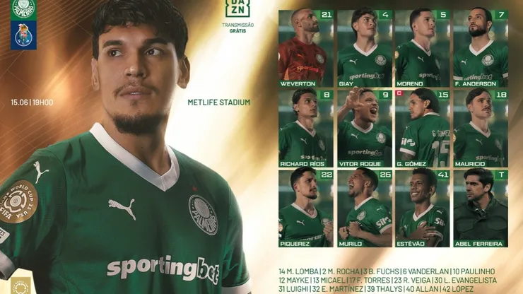 Escalação do Palmeiras