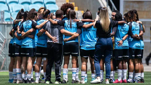 Equipe do Grêmio. Foto: Maxi Franzoi/AGIF