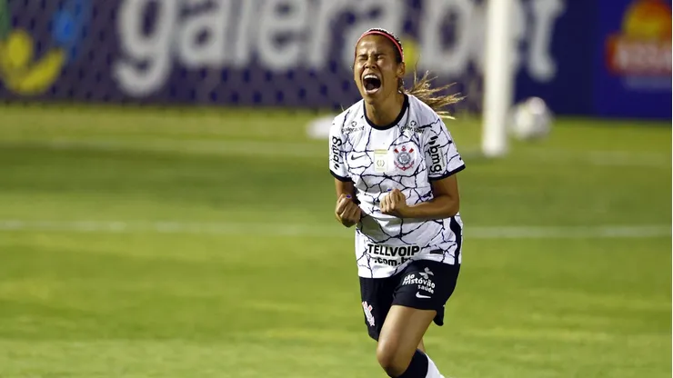 Vic Albuquerque, jogadora Corinthians. Foto: Thiago Calil/AGIF