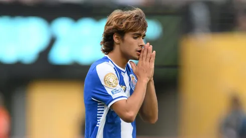 Rodrigo Mora do Porto em partida contra o Palmeiras - (Photo by David Ramos/Getty Images)