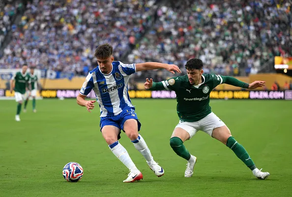 Palmeiras fez um jogo duro diante do Porto - (Photo by David Ramos/Getty Images).