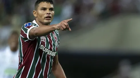 Thiago Silva, jogador do Fluminense, durante partida contra o Once Caldas no estadio Maracana pelo campeonato Copa Sul-americana 2025. Foto: Jorge Rodrigues/AGIF