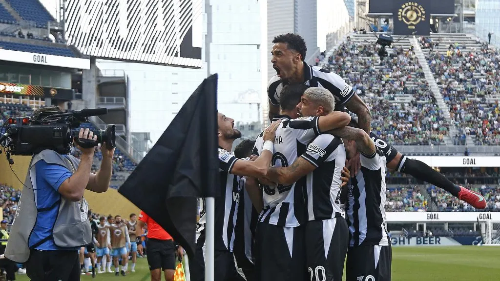 Botafogo comemora gol contra Seattle Sounders – Foto: Vítor Silva/Botafogo