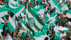 Torcida do Palmeiras presente nos Estados Unidos. Foto: Cesar Greco/Palmeiras.