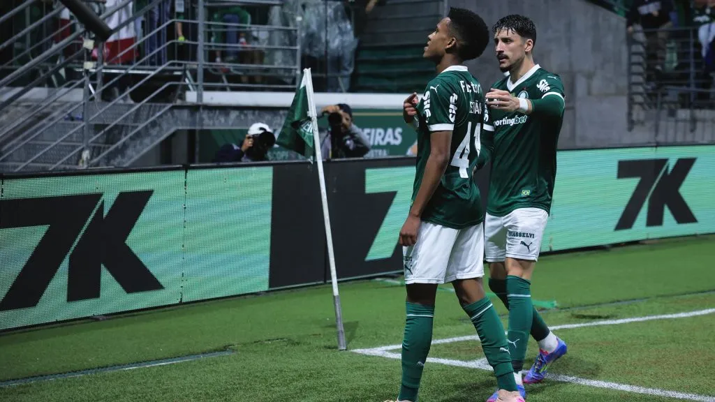 Estêvão no Palmeiras. Foto: Ettore Chiereguini/AGIF