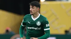 Joaquín Piquerez, do Palmeiras, durante partida válida pela fase de grupos do Mundial. Foto: Cesar Greco/Palmeiras.