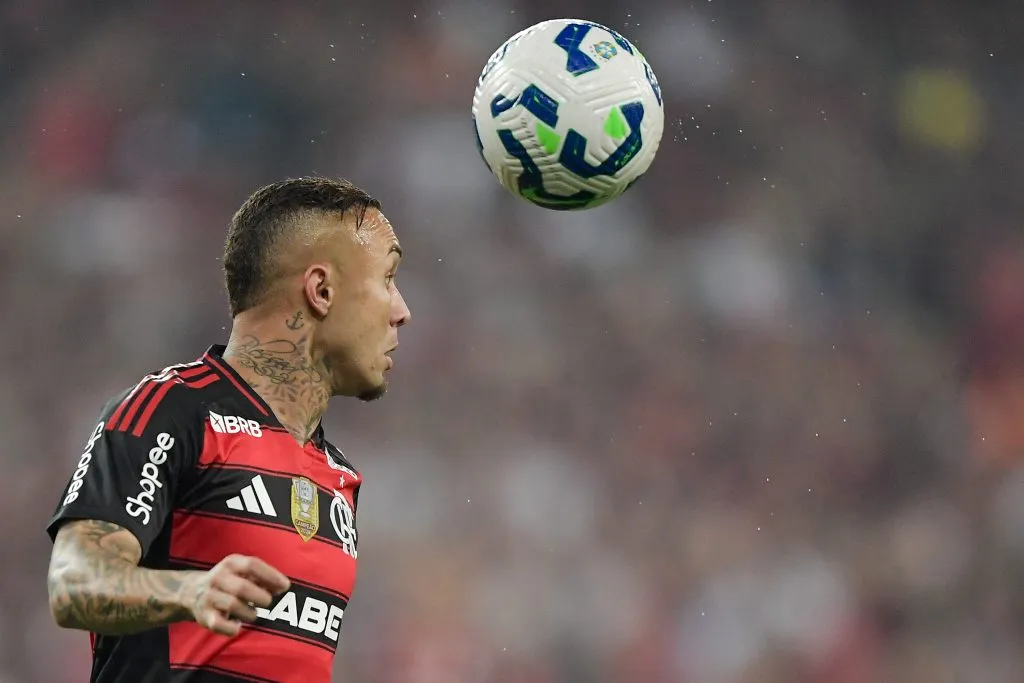 Everton Cebolinha quer permanecer no Flamengo – Foto: Thiago Ribeiro/AGIF