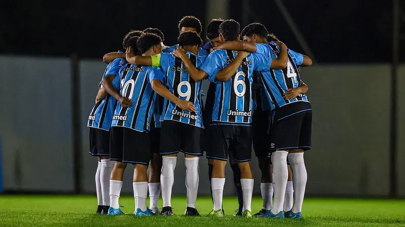 Time do Grêmio. Foto: Angelo Pieretti/Grêmio