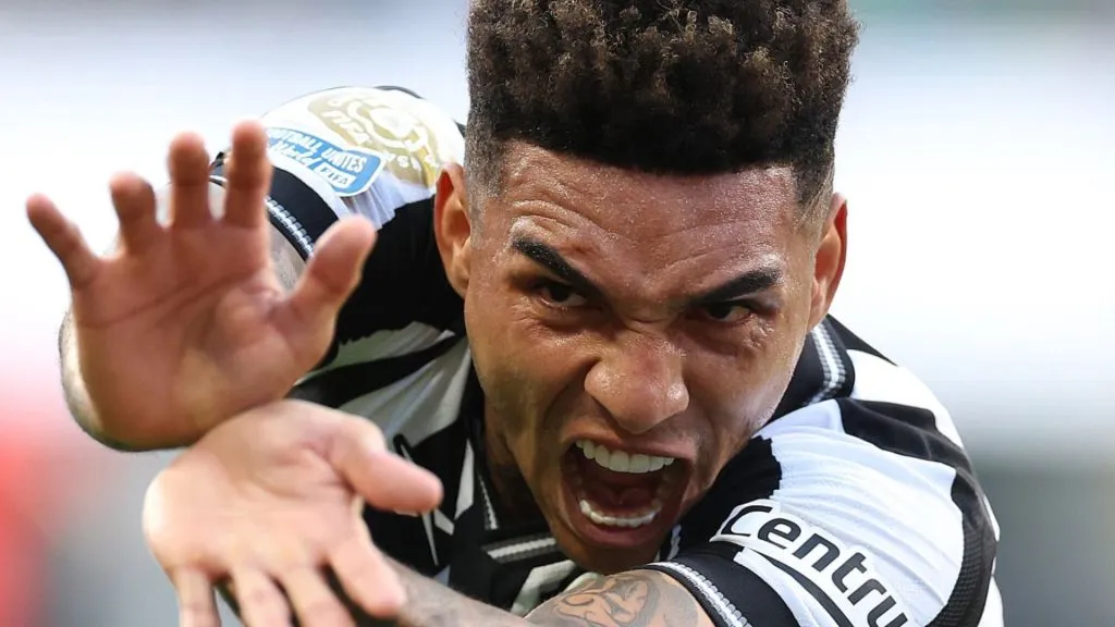 Igor Jesus comemorando pelo Botafogo contra o Seattle – Foto: Vítor Silva/BFR