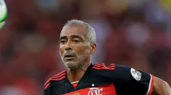 Romário durante Jogo das Estrelas no Maracanã.