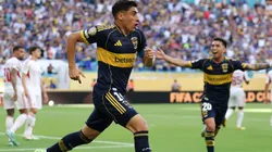 Merentiel fez a festa da torcida ao marcar o primeiro gol do jogo (Photo by Dan Mullan)