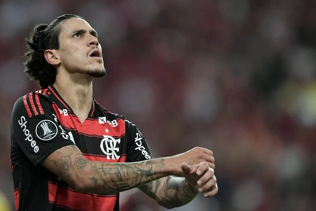 Pedro foi criticado pelo técnico do Flamengo - Foto: Thiago Ribeiro/AGIF.