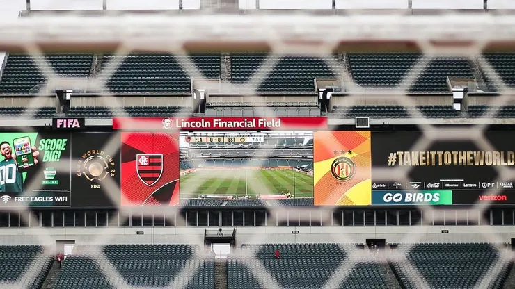 Lincoln Financial Field pronto para receber Flamengo x Espérance - Foto: Reprodução/Instagram