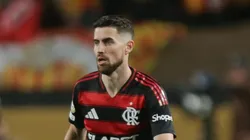 Jorginho, meio-campista do Flamengo, contra o Espérance no Mundial de Clubes