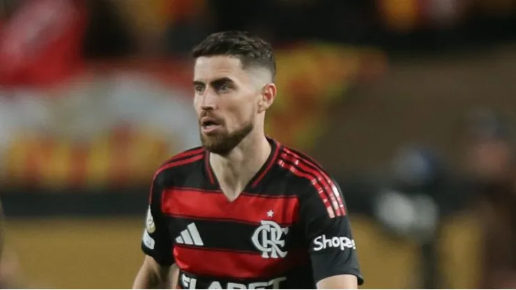 Jorginho, meio-campista do Flamengo, contra o Espérance no Mundial de Clubes