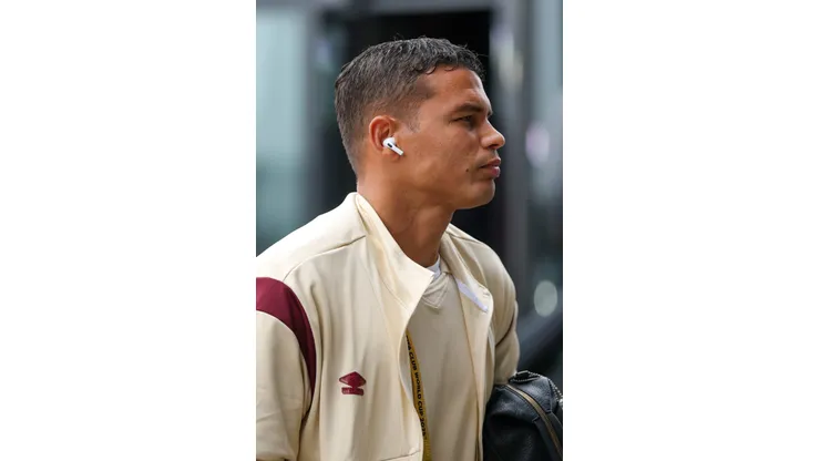 Thiago Silva, capitão do Fluminense chegando ao estádio onde vai enfrentar o Borussia (Photo by Francois Nel/Getty Images)