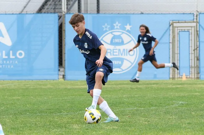 Jefinho no Grêmio – Foto: Grêmio