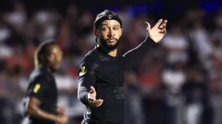 Atacante holandês em partida diante do São Paulo