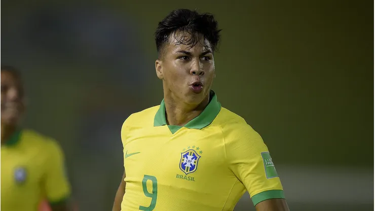 Kaio Jorge, atacante do Cruzeiro, pela Seleção Brasileira