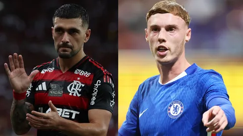 Arrascaeta, pelo Flamengo, e Cole Palmer, do Chelsea, chamam a atenção antes de jogão pelo Mundial de Clubes. FotoxFoto: Getty Images.