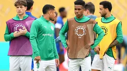 EAST RUTHERFORD, NEW JERSEY - JUNE 15: Estevao #41 of Palmeiras warms up prior to the FIFA Club World Cup 2025 group A match between SE Palmeiras and FC Porto at MetLife Stadium on June 15, 2025 in East Rutherford, New Jersey. (Photo by David Ramos/Getty Images)
