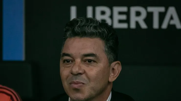 Marcelo Gallardo tecnico do River Plate durante partida contra o Atletico no estadio Arena MRV pelo campeonato Copa Libertadores 2024. Foto: Luiz Erbes/AGIF