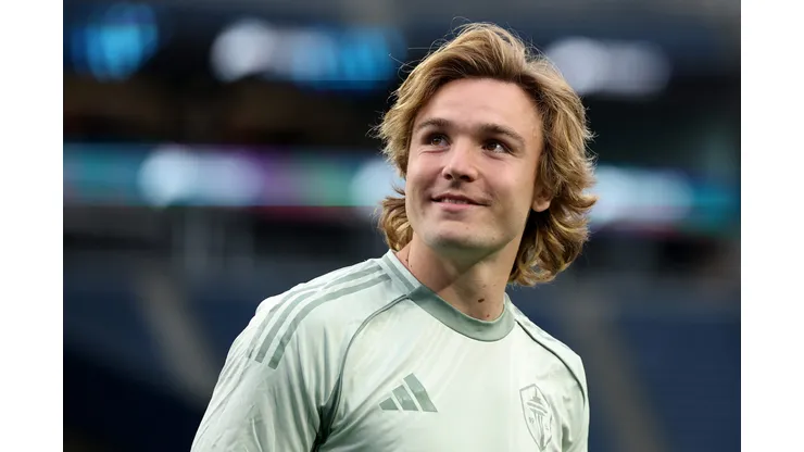 Atacante argentino, Pedro De La Vega do Seattle Sounders desperta interesse do Cruzeiro (Photo by Steph Chambers/Getty Images)