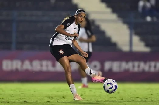 Andressa Alves, joia do elenco das Brabas que Foto: Divulgação/Agência Corinthians