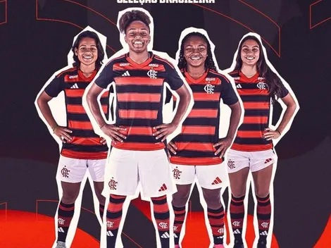 Promessas do Flamengo são convocadas para a Seleção Brasileira principal