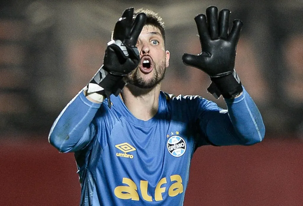 Volpi foi o melhor da partida entre Grêmio x Flamengo Foto: Jhony Pinho/AGIF