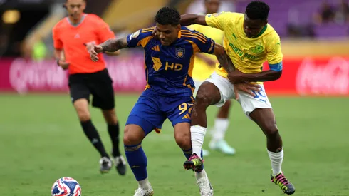 Erick Farias, principal peça do Ulsan em ação contra o Mamelodi. (Photo by Dan Mullan/Getty Images)